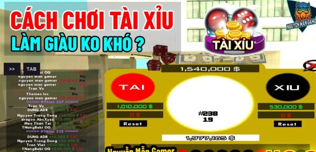 Cách chơi tài xỉu